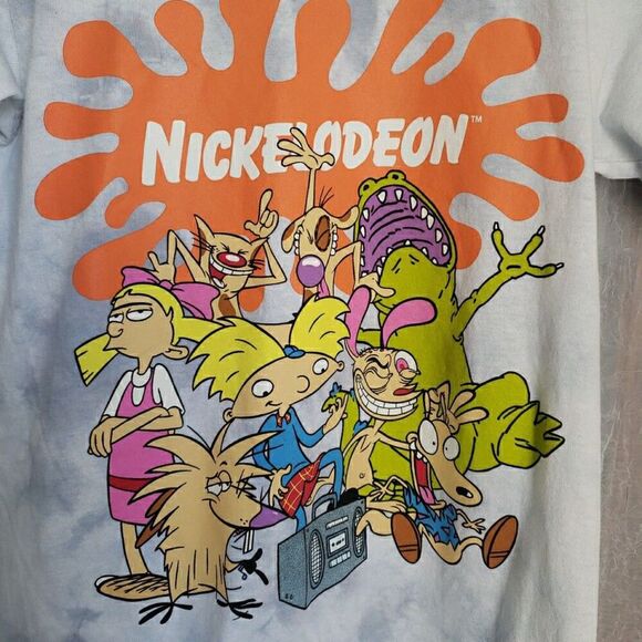 Nickelodeon Viacom T-Shirt Size S Hey Arnold Norbert Beaver CatDog Stimpy Rocko - Picture 2 of 8